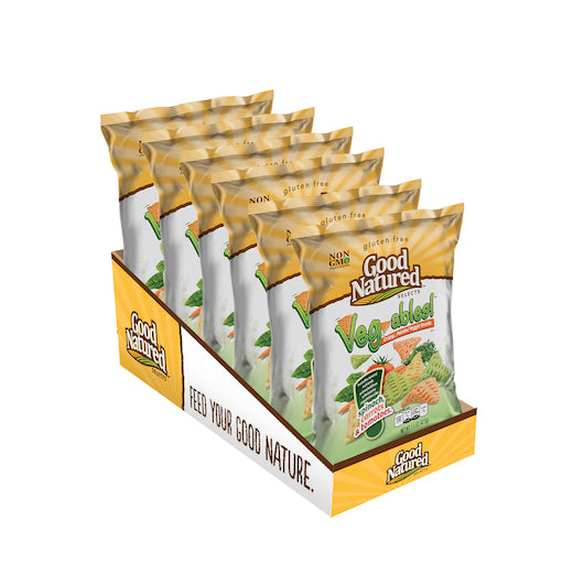 Herr Good Natured Veg-Ables Snacks-1.5 oz.-6/Case