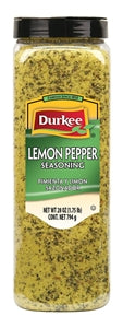Durkee Lemon Pepper Seasoning-28 oz.-6/Case
