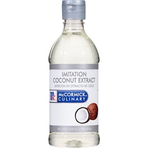Mccormick Culinary Imitation Coconut Extract-1 Pint-6/Case