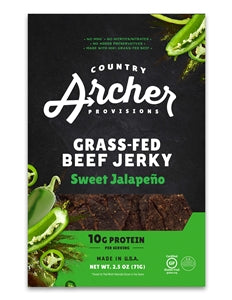 Country Archer Jerky Co. Sweet Jalapeno Beef Jerky 12/2.5 Oz.