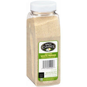 Spice Classics Ground White Pepper-18 oz.-6/Case