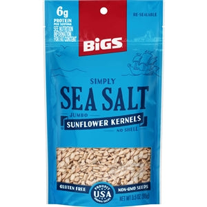Bigs Sunflower Seeds Sea Salt-3.5 oz.-6/Box-6/Case
