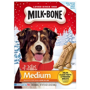 Milk Bone Milk Bone Dog Treats Original Biscuit Medium-24 oz.-12/Case