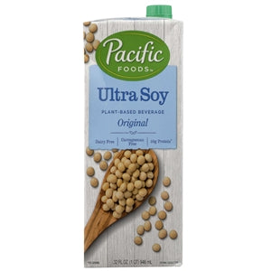 Pacific Foods Original Ultra Soy Milk-32 fl oz.s-12/Case