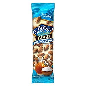 Blue Diamond Almonds Bold Salt & Vinegar Almonds-1.5 oz.-12/Box-12/Case