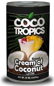 Coco Tropics Cream Of Coconut-57 fl oz.s-12/Case
