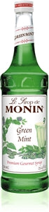 Monin Green Mint Syrup-750 Milileter-1/Box-12/Case