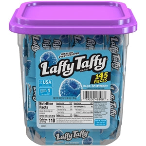 Laffy Taffy Wild Blue Raspberry Taffy-0.34 oz.-145/Box-8/Case