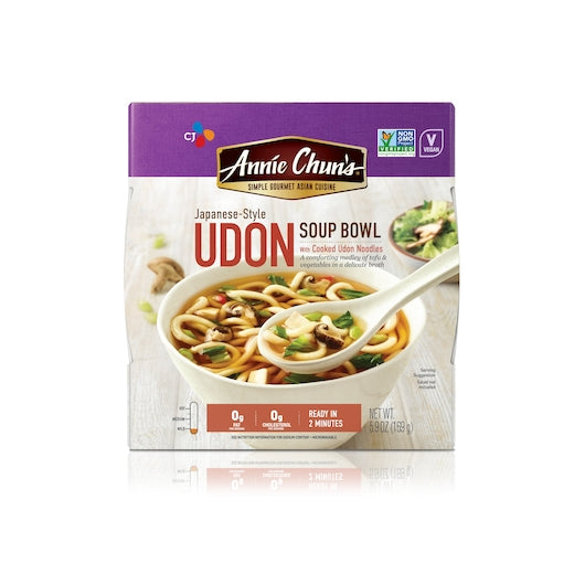 Annie Chun's Udon Noodles Soup Bowl-5.9 oz.-6/Case