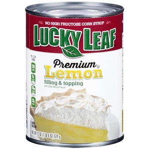 Lucky Leaf Premium Lemon Filling & Topping-22 oz.-8/Case