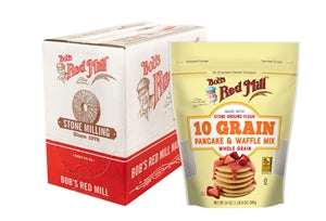 Bob's Red Mill Natural Foods Inc 10 Grain Pancake And Waffle Mix-24 oz.-4/Case
