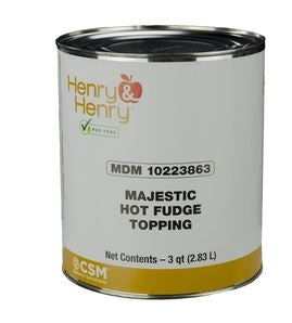 Henry And Henry Henry & Henry Majestic Hot Fudge Topping-7.58 lb.-6/Case
