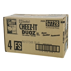 Cheez-It Sharp Cheddar & Parmesan Snack Mix-4.3 oz.-6/Case