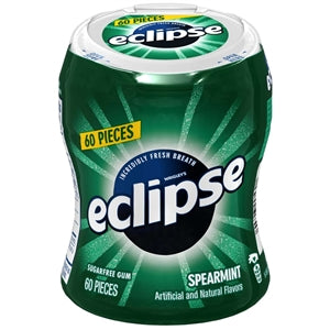 Eclipse Gum Big-E Pack Tray Spearmint-60 Piece-4/Box-4/Case