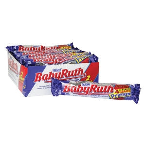Baby Ruth Chocolate Bar-3.3 oz.-18/Box-8/Case