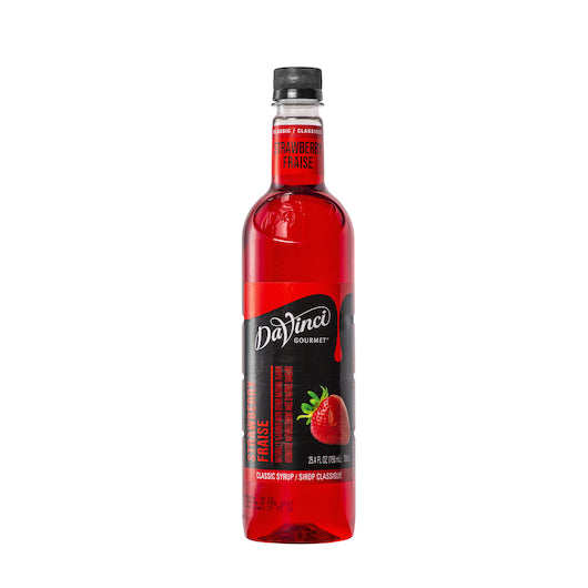Davinci Gourmet Syrup Strawberry Flavored-750 Milliliter-4/Case