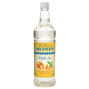 Monin Sugar Free Triple Sec-1 Liter-4/Case