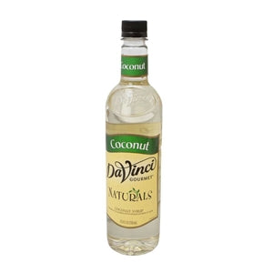 Davinci Gourmet Natural Coconut Syrup-750 Milliliter-4/Case