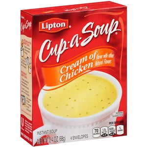 Lipton Cup A Soup Creamy Chicken Pouch-2.4 oz.-12/Case