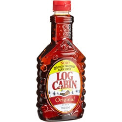 Log Cabin Regular Syrup Bottle-24 fl oz.-12/Case