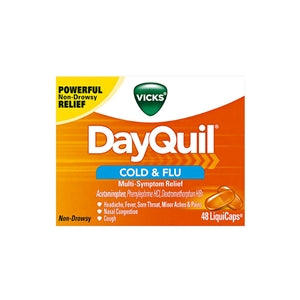 Vicks Liquicaps Dayquil-16 Count-6/Box-4/Case