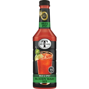 Mr & Mrs T's Bold & Spicy Bloody Mary Cocktail Mixer-1 Liter-6/Case