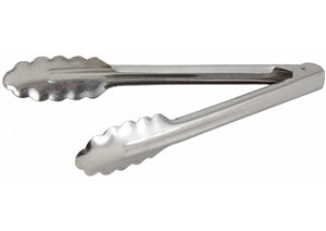 Winco 9 Inch Stainless Steel Heavy Weight Utility Tong-1 Each