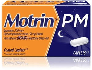 Motrin Pm Caplets-20 Count-6/Box-4/Case