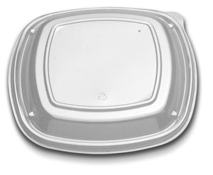D & W Fine Pack Forum 9 Inch Low Dome Vented Plate-75 Each-75/Box-4/Case