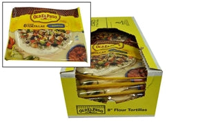 Old El Paso 8 Inch Burrito Flour Tortilla-11 oz.-12/Case