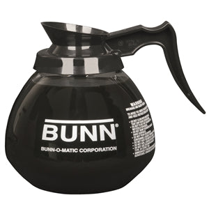 Bunn Black Handle 12 Cup Glass Coffee Decanter-3 Count