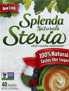 Splenda Naturals Stevia; 40 Count 12/2.8 Oz.