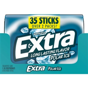 Extra Gum Polar Ice-35 Piece-6/Box-8/Case