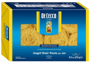 De Cecco No. 209 Angel Hair Nest-8.8 oz.-12/Case