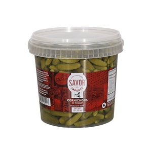 Savor Imports Whole Cornichons Pickle-1.5 Liter-4/Case