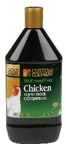Gold Label No Msg Added Gluten Free Liquid Chicken Stock Concentrate-2 lb.-6/Case