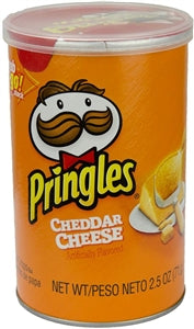 Pringles Grab & Go Cheddar Cheese Potato Crisp-2.5 oz.-12/Case