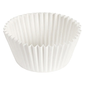 Hoffmaster 4.5 Inch Fluted Paper White Baking Bowl-500 Each-20/Case