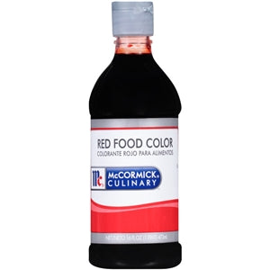 Mccormick Culinary Red Food Color-1 Pint-6/Case