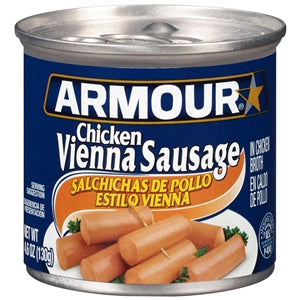 Armour Chicken Vienna Sausage-4.6 oz.-24/Case