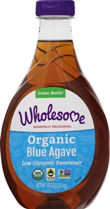 Wholesome Sweetener Organic Agave Blue Syrup-44 oz.-6/Case