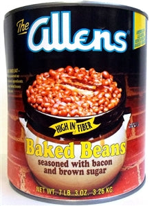 Allen Baked Beans Seasoned Canned-115 oz.-6/Case