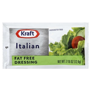 Kraft Fat Free Italian Dressing Single Serve-5.46 lb.-1/Case