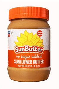 Sunbutter Sunflower Seed Spread No Sugar-1 lb.-6/Case