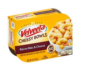 Velveeta Macaroni & Cheese Bacon Bowl-9 oz.-6/Case