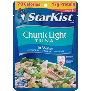 Starkist Chunk Light Tuna In Water-2.6 oz.-24/Case