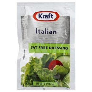 Kraft Fat Free Italian Dressing Single Serve-1.5 oz.-60/Case