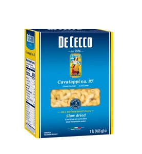 De Cecco No. 87 Cavatappi-1 lb.-12/Case