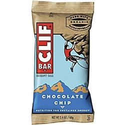 Clif Bar Chocolate Chip Energy Bar-2.4 oz.-12/Box-16/Case