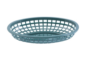 Tablecraft 9.375 Inch X 6 Inch X 1.375 Oval Classic Oval Forest Green Basket-36 Each-1/Case